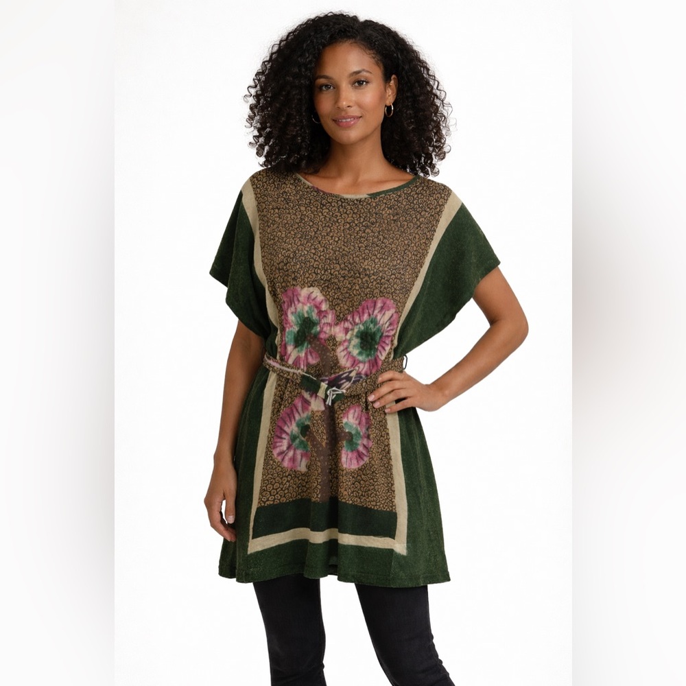 Women’s Orion London Floral Knit Dress | M/L (Runs Small) | Artsy Boho